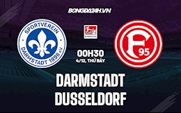 Nhận định, dự đoán Darmstadt vs Dusseldorf 0h30 ngày 4/12 (Hạng 2 Đức 2021/22)