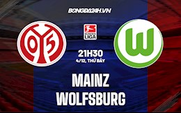 Nhận định bóng đá Mainz vs Wolfsburg 21h30 ngày 4/12 (Bundesliga 2021/22)