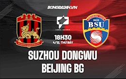Nhận định Suzhou Dongwu vs Beijing BG 18h30 ngày 4/12 (Hạng 2 Trung Quốc 2021)