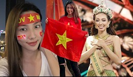 Tân Hoa hậu Hoà bình Quốc tế là "fan cứng" Barca và ĐT Việt Nam
