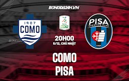 Nhận định bóng đá Como vs Pisa 20h00 ngày 5/12 (Hạng 2 Italia 2021/22)