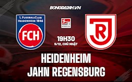 Nhận định,  Heidenheim vs Jahn Regensburg 19h30 ngày 5/12 (Hạng 2 Đức 2021/22)