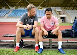 ĐT Thái Lan đấu quân xanh gồm toàn cầu thủ thi đấu châu Âu