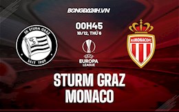 Nhận định,  Sturm Graz vs Monaco 0h45 ngày 10/12 (Europa League 2021/22)