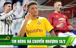 TIN BÓNG ĐÁ CHUYỂN NHƯỢNG 10/2: Chelsea ký Sancho; MU thắng nghẹt thở; Juve vào chung kết