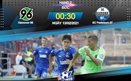 Nhận định bóng đá Hannover vs Paderborn 0h30 ngày 13/2 (Hạng 2 Đức 2020/21)