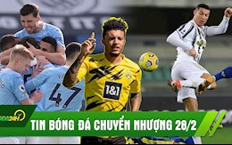 TIN BÓNG ĐÁ CHUYỂN NHƯỢNG 28/2: Sancho chốt bến đỗ mới; Man City thắng nhẹ; Juve hòa bạc nhược