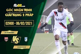 Nhận định bóng đá Guingamp vs Dunkerque 2h00 ngày 6/2 (Hạng 2 Pháp 2020/21)