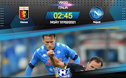 Nhận định bóng đá Genoa vs Napoli 2h45 ngày 7/2 (Serie A 2020/21)