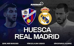 Nhận định bóng đá Huesca vs Real Madrid 22h15 ngày 6/2 (La Liga 2020/21)