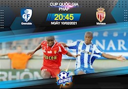 Nhận định bóng đá Grenoble vs Monaco 20h45 ngày 10/2 (Cúp quốc gia Pháp 2020/21)