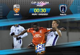 Nhận định bóng đá Lorient vs Paris 0h30 ngày 10/2 (Cúp quốc gia Pháp 2020/21)