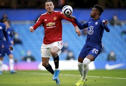 Tình huống MU mất oan penalty khi Hudson-Odoi để bóng chạm tay