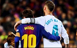 Ramos dang rộng vòng tay đón Messi