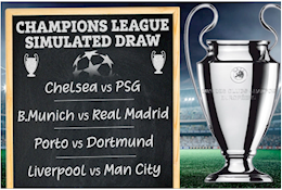 Bốc thăm tứ kết Champions League: Chelsea đấu PSG, Liverpool đại chiến Man City