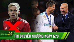 TIN CHUYỂN NHƯỢNG: Zidane xác nhận quan tâm tới Ronaldo; Van de Beek quyết định tương lai