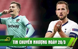 TIN NÓNG CHUYỂN NHƯỢNG 20/3: Huyền thoại khuyên Kane rời Tottenham; Real đại tu, nhắm cỗ máy kiến tạo