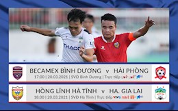 Trực tiếp V.League chiều hôm nay 20/3/2021 (Link VTV6, BDTV, TTTV)