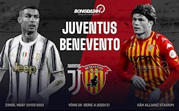 Nhận định bóng đá Juventus vs Benevento 21h00 ngày 21/3 (Serie A 2020/21)