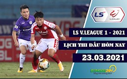 Lịch thi đấu, lịch trực tiếp V.League hôm nay 23/3: TPHCM đấu Hà Nội