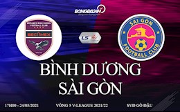 Trực tiếp bóng đá Bình Dương vs Sài Gòn link xem BĐTVHD: Đua top 6