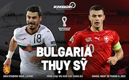 Nhận định bóng đá Bulgaria vs Thụy Sỹ 0h00 ngày 26/3 (Vòng loại World Cup 2022)