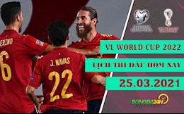 Lịch thi đấu VL World Cup KV châu Âu hôm nay 25/3: Tây Ban Nha vs Hy Lạp; Anh vs San Marino