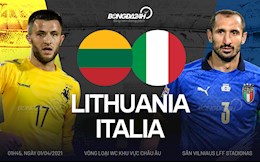 Nhận định bóng đá Lithuania vs Italia 1h45 ngày 1/4 (Vòng loại World Cup 2022)