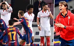 Thua ngược Barca, HLV Sevilla muốn uống ... thuốc độc