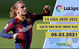 Lịch thi đấu La Liga 2020/21 đêm hôm nay 6/3: Osasuna vs Barca