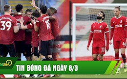 TIN NÓNG BÓNG ĐÁ 8/3: MU nhuộm đỏ thành Manchester; Liverpool thua sốc Fulham