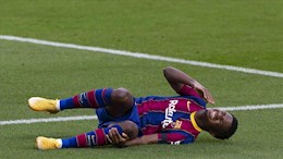 Ansu Fati rớt nước mắt khi nói về tình hình hiện tại