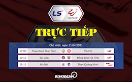 Trực tiếp V.League hôm nay 11/4/2021 (Link xem VTV5, BDTV, TTTV)