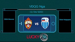 Nhận định bóng đá CSKA Moscow vs Rotor 23h00 ngày 12/4 (VĐQG Nga 2020/21)
