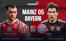 Nhận định bóng đá Mainz vs Bayern Munich 20h30 ngày 24/4 (Bundesliga 2020/21)