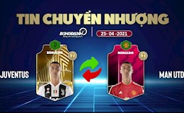 TIN CHUYỂN NHƯỢNG 25/4: Ronaldo muốn quay lại MU