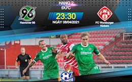 Nhận định bóng đá Hannover vs Wurzburger 23h30 ngày 8/4 (Hạng 2 Đức 2020/21)