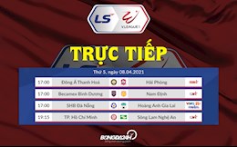 Trực tiếp V.League hôm nay 8/4/2021 (Link xem VTV6, BDTV, TTTV)