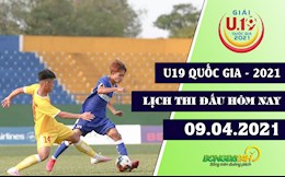 Lịch thi đấu, lịch trực tiếp U19 Quốc gia 2021 hôm nay 9/4: Điểm nóng Hà Nội - SLNA