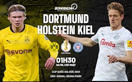 Nhận định bóng đá Dortmund vs Holstein Kiel 1h30 ngày 2/5 (Cúp quốc gia Đức 2020/21)