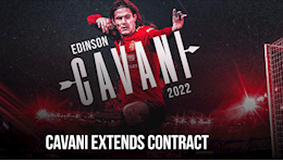 CHÍNH THỨC: Cavani gia hạn hợp đồng với MU