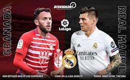 Nhận định bóng đá Granada vs Real Madrid 3h00 ngày 14/5 (La Liga 2020/21)