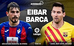 Nhận định bóng đá Eibar vs Barca 23h00 ngày 22/5 (La Liga 2020/21)