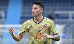 Copa America chính thức vắng James Rodriguez