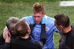 De Bruyne bị gãy mũi, vỡ xương hốc mắt sau Chung kết C1