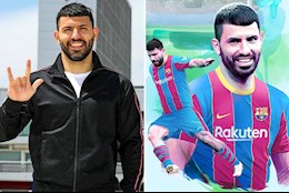 CHÍNH THỨC: Aguero gia nhập Barca