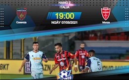 Nhận định bóng đá Cosenza vs Monza 19h00 ngày 7/5 (Hạng 2 Italia 2020/21)