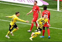 Sancho tỏa sáng trong ngày vắng Haaland, Dortmund bay vào Top 4