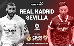Nhận định bóng đá Real Madrid vs Sevilla 2h00 ngày 10/5 (La Liga 2020/21)