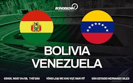 Nhận định bóng đá Bolivia vs Venezuela 3h00 ngày 4/6 (Vòng loại World Cup 2022)